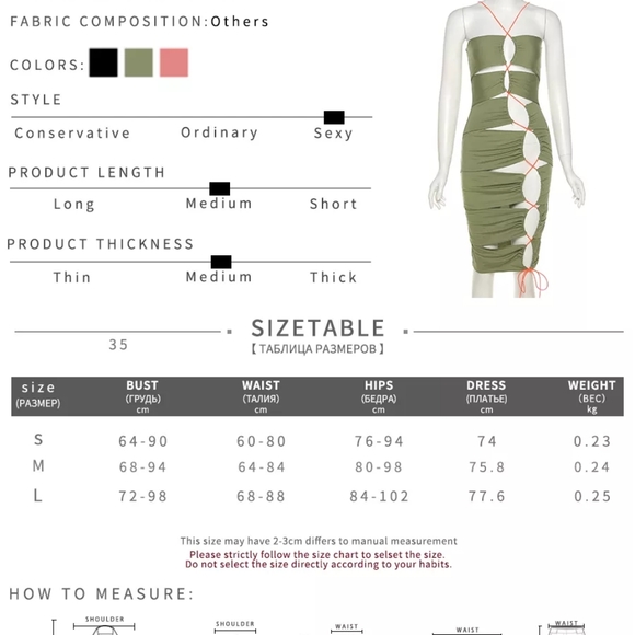 đź’‹DRAWSTRING ROPE HOLLOW-OUT DRESS!!! - Picture 14 of 15